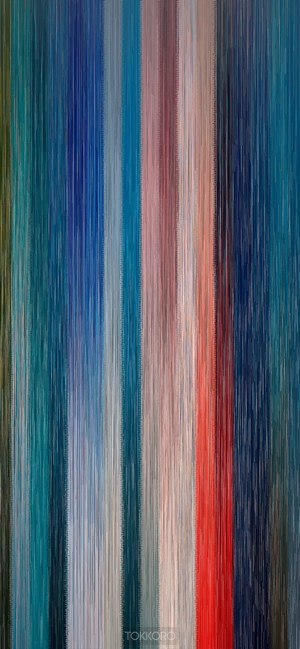 Abstract vertical stripes in multicolor