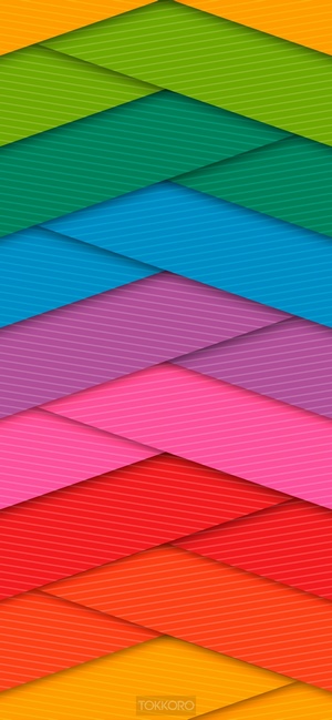 Abstract multicolor layered geometric pattern