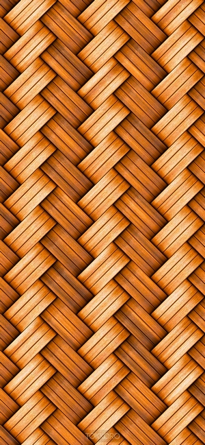 Woven wood parquet pattern