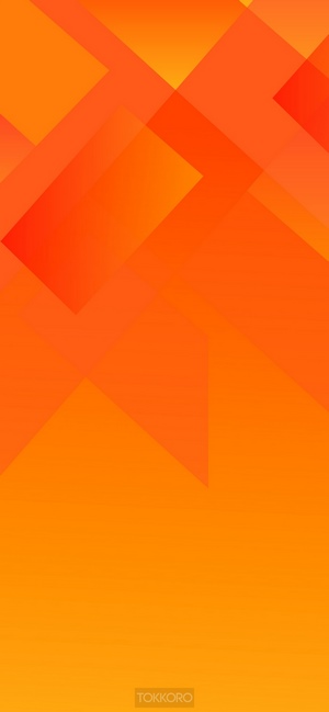 Abstract orange geometric shapes wallpaper