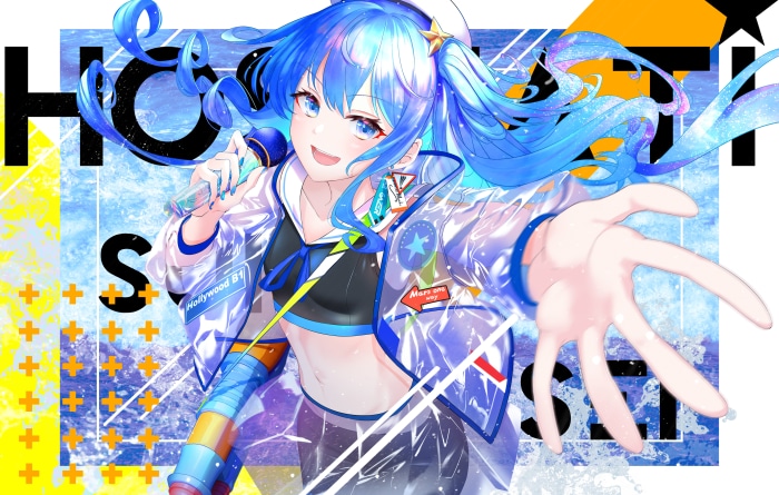 Hoshimachi Suisei from Hololive 4K