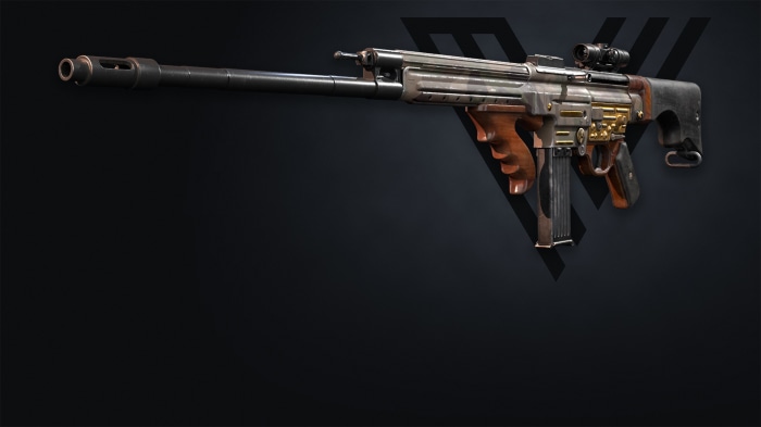 Assault rifle with scope from Call of Duty: Vanguard