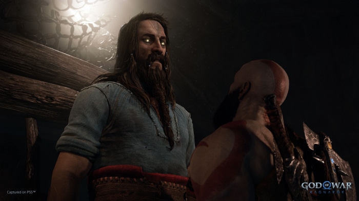 Kratos and Thor from God of War Ragnarök