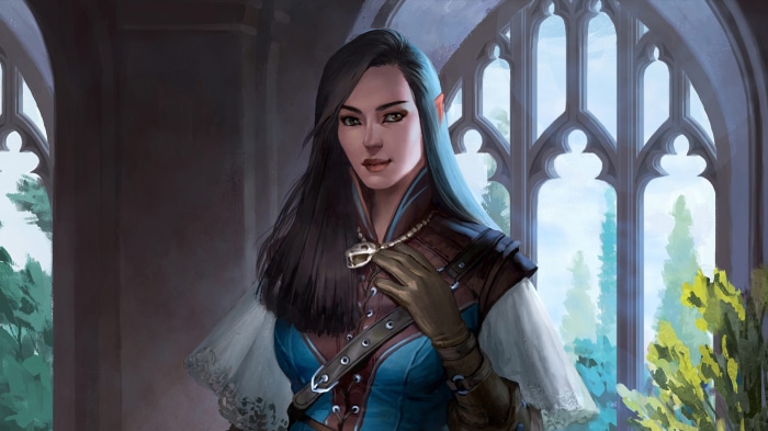 Elf woman from Pathfinder: Wrath of the Righteous