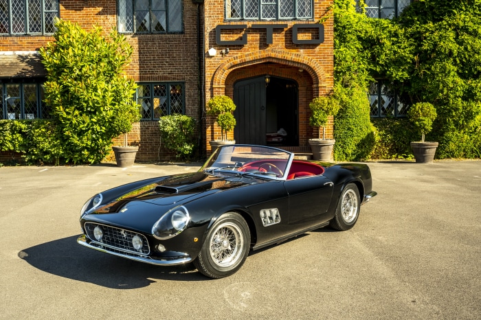 Black Ferrari 250 GT California Spyder by GTO Engineering