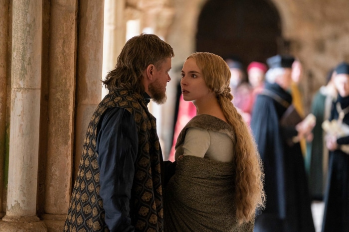 Matt Damon and Jodie Comer in The Last Duel
