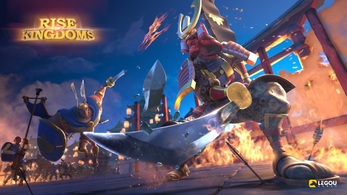 Rise of Kingdoms characters in battle