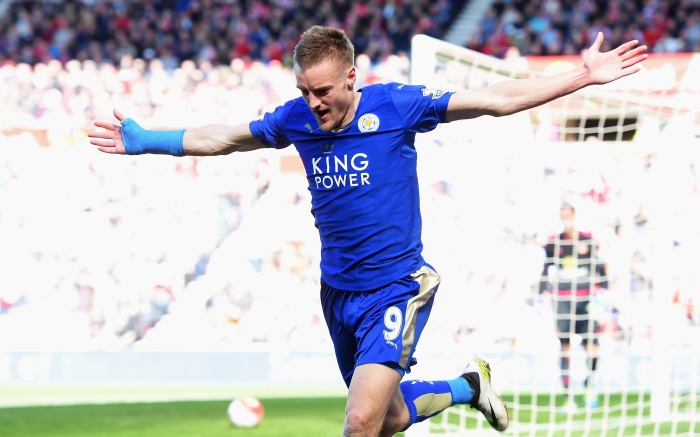 Jamie Vardy from Leicester City 4K