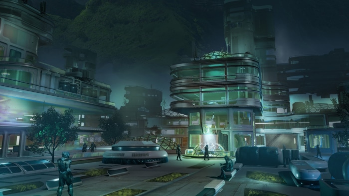 Phoenix Point futuristic city