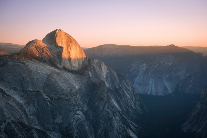 Half Dome at Sunrise, Yosemite National Park 4K