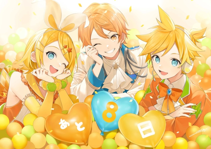 Rin and Len Kagamine from Vocaloid