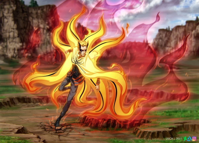 Naruto Uzumaki in Baryon Mode from Boruto