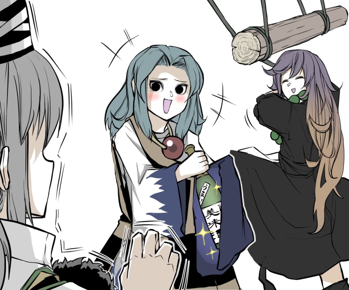Byakuren Hijiri and Ichirin Kumoi from Touhou