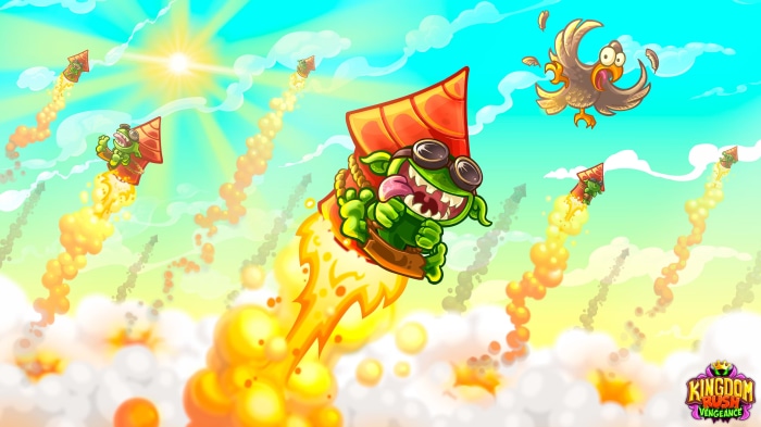 Kingdom Rush Vengeance Goblins on Rockets 4K