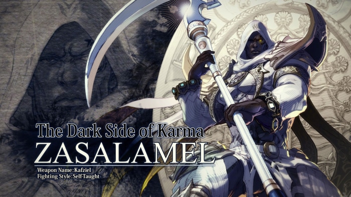 Zasalamel from SoulCalibur VI
