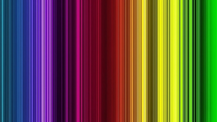Abstract Rainbow Spectrum Stripes 4K
