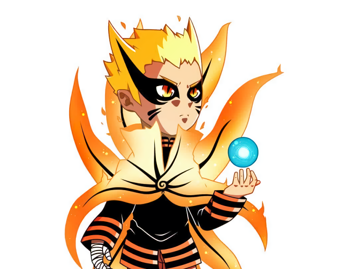 Naruto Uzumaki in Baryon Mode from Boruto