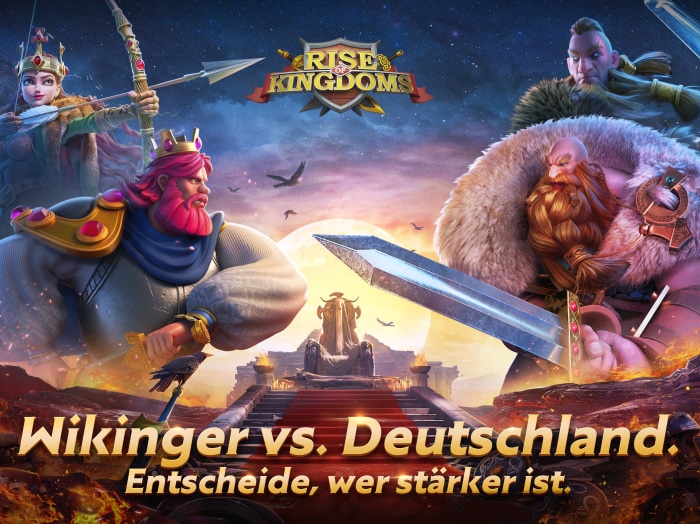 Rise of Kingdoms: Wikinger vs. Deutschland