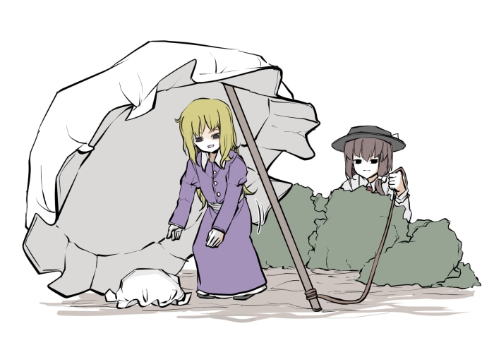 Renko Usami and Maribel Hearn from Touhou HD