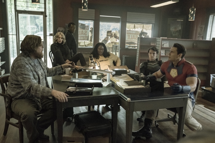 Peacemaker from DC Comics with his team