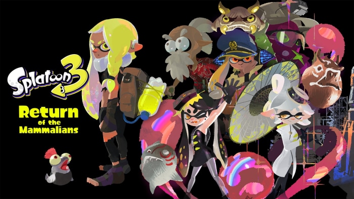 Splatoon 3 Return of the Mammalians characters