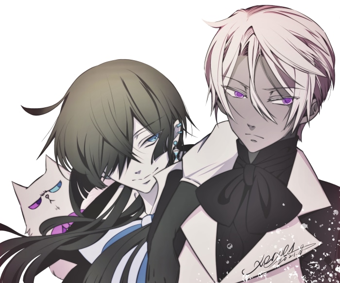 Vanitas and Noé from The Case Study Of Vanitas with a cat