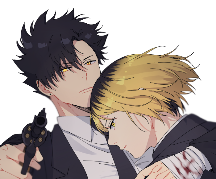 Tetsurō Kuroo and Kenma Kozume from Haikyu!!