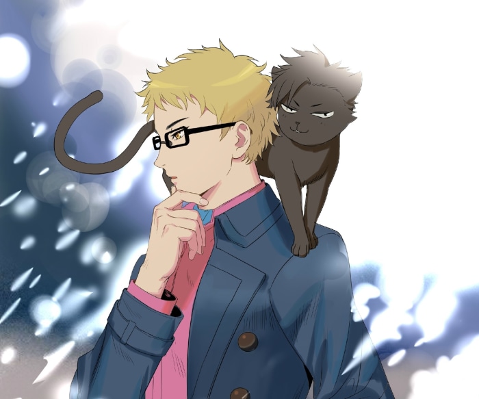 Kei Tsukishima and Tetsurō Kuroo from Haikyu!!