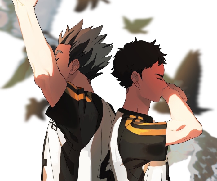 Kōtarō Bokuto and Keiji Akaashi from Haikyu!!