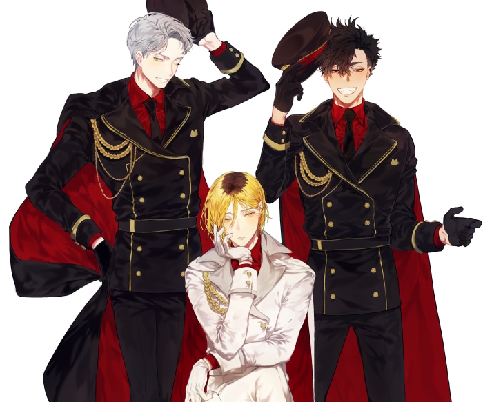 Lev Haiba, Kenma Kozume, and Tetsurō Kuroo from Haikyu!!