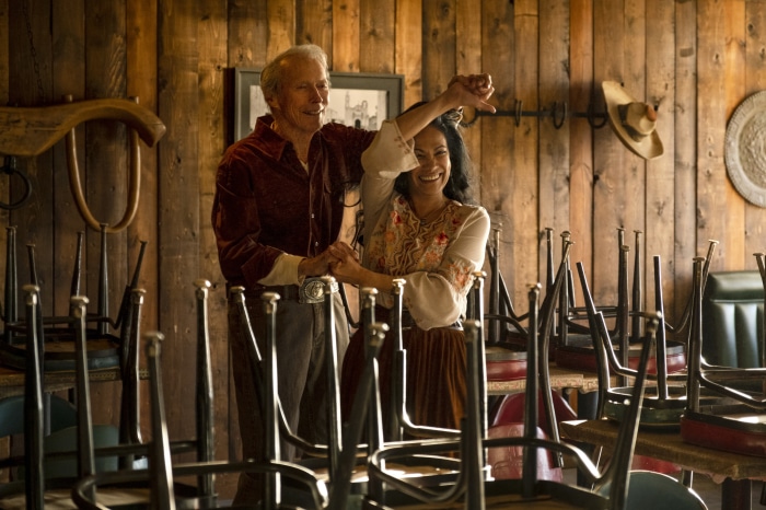 Clint Eastwood and Fernanda Urrejola in Cry Macho