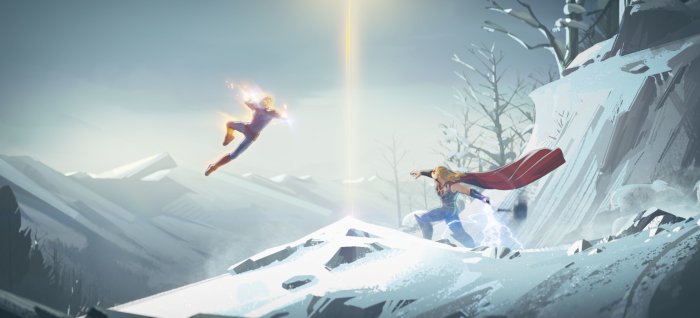 Captain Marvel and Thor in What If...?
