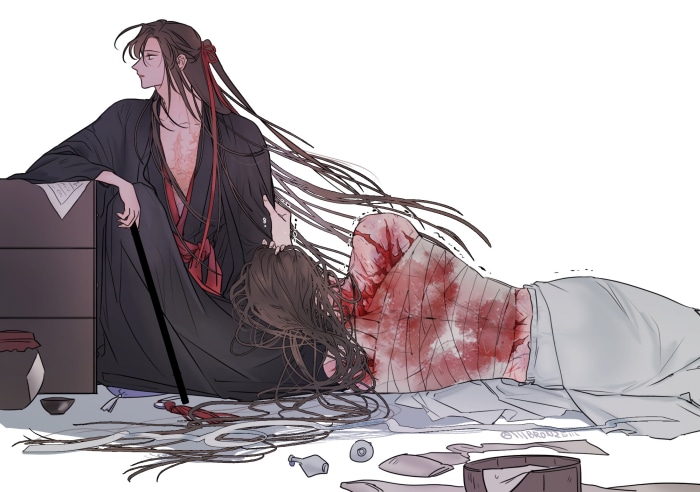 Wei Wuxian and Lan Wangji from Mo Dao Zu Shi