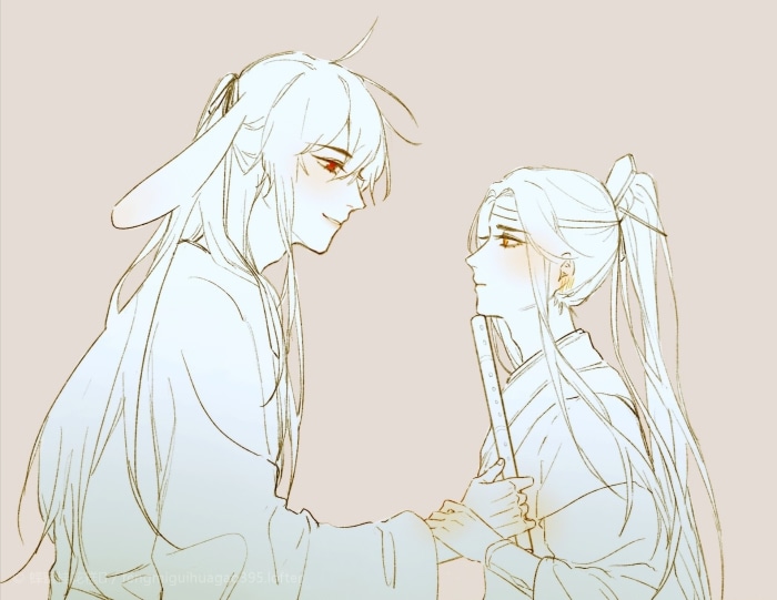 Wei Ying and Lan Wangji from Mo Dao Zu Shi