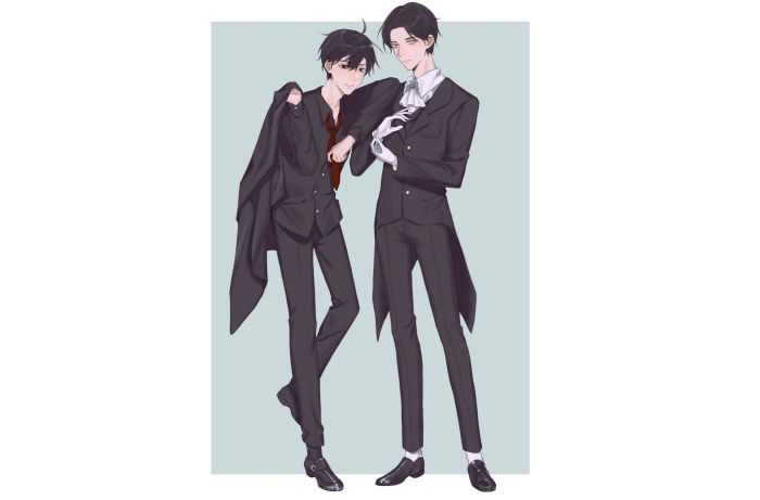 Wei Wuxian and Lan Wangji from Mo Dao Zu Shi