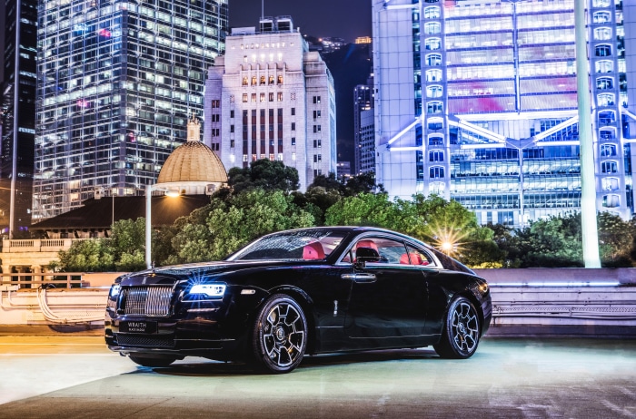 Black Rolls-Royce Wraith 4K
