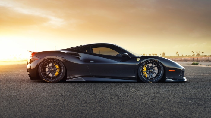 Black Ferrari 488 GTB Siracusa Supercar