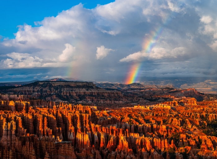 Bryce Canyon National Park with Rainbow