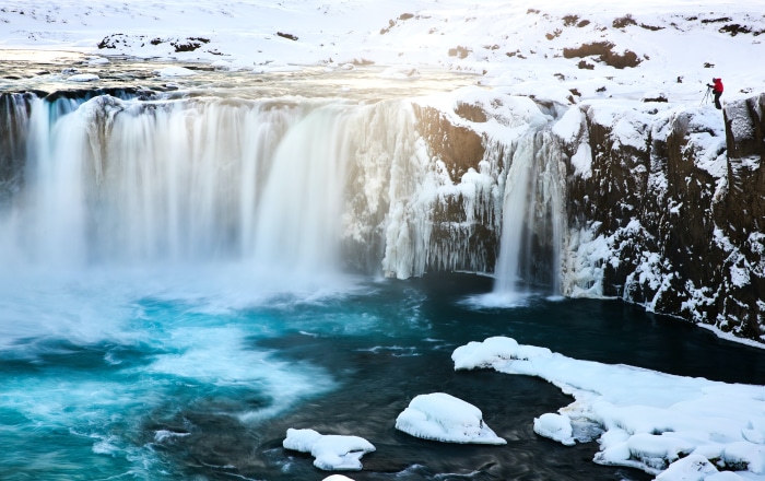 Goðafoss Waterfall in Iceland