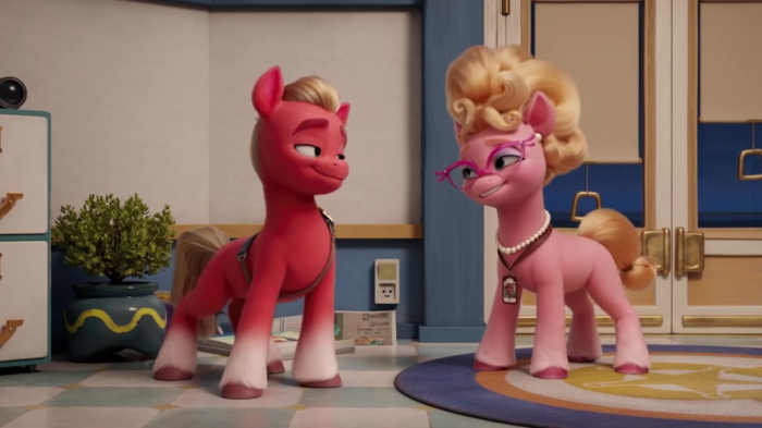 Sprout Cloverleaf and Hitch Trailblazer from My Little Pony