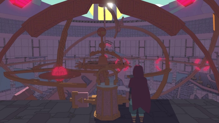 Sable in a large mechanical observatory
