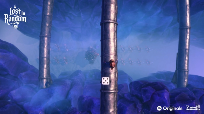 Lost in Random game screenshot with dice