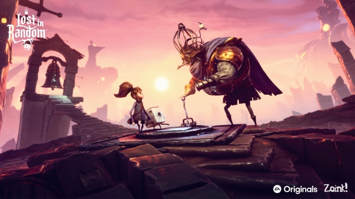 Lost in Random game art with characters