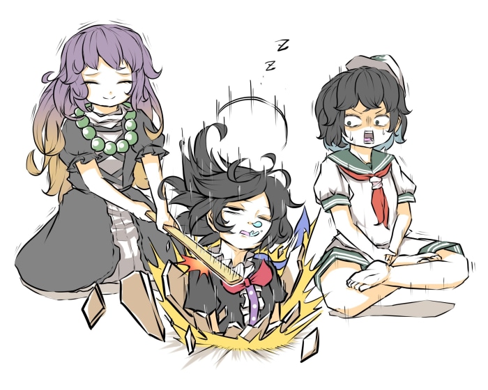 Nue Houjuu, Minamitsu Murasa, Byakuren Hijiri from Touhou