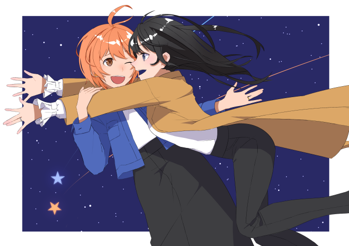 Yuu Koito and Touko Nanami from Bloom Into You