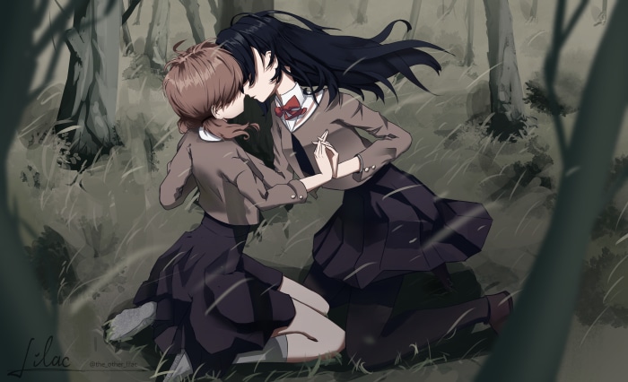 Touko Nanami and Yuu Koito from Bloom Into You