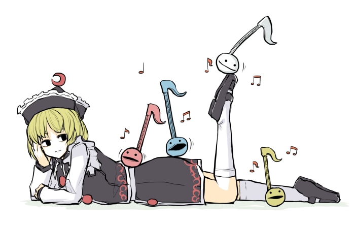 Lunasa Prismriver from Touhou with Otamatones