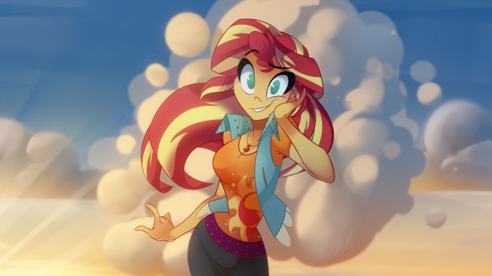 Sunset Shimmer from My Little Pony: Equestria Girls 4K