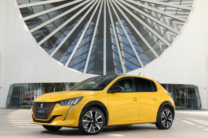 Peugeot E-208 GT electric car