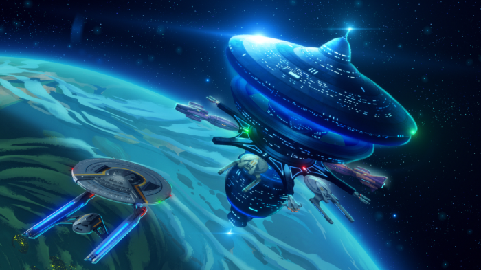 Star Trek: Lower Decks space station and ships